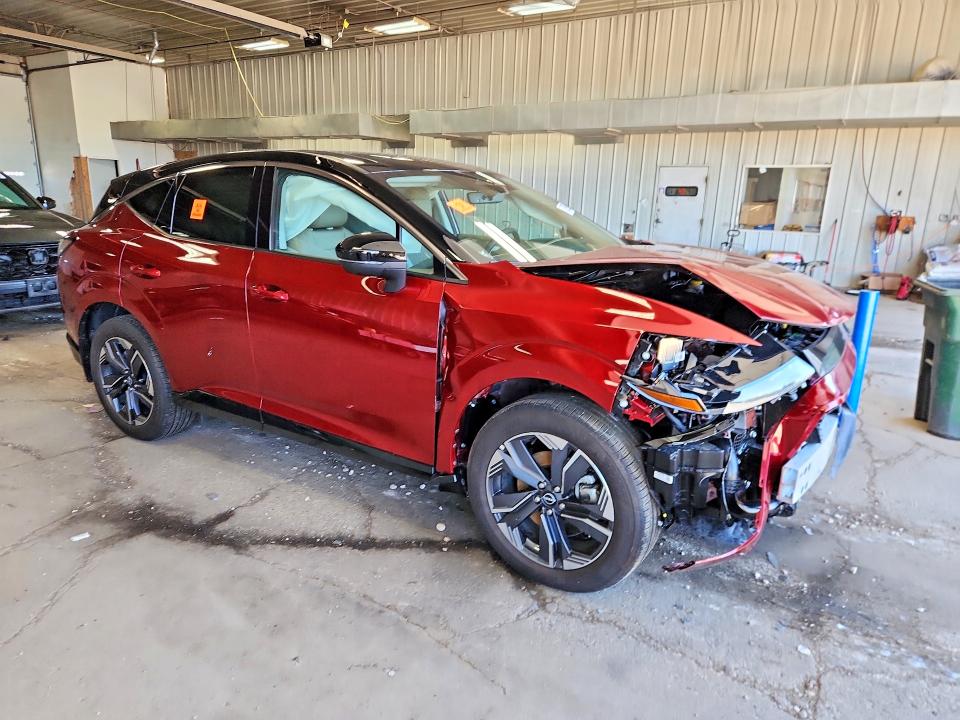 2026 Nissan Murano VIN 5N1AZ3DS9TC108252 COPART salvage auction — FRONT END, Wi - Cert Of Title-Salvage Vehicle, sold $7,400 on 2026-07-06 (photo 4)