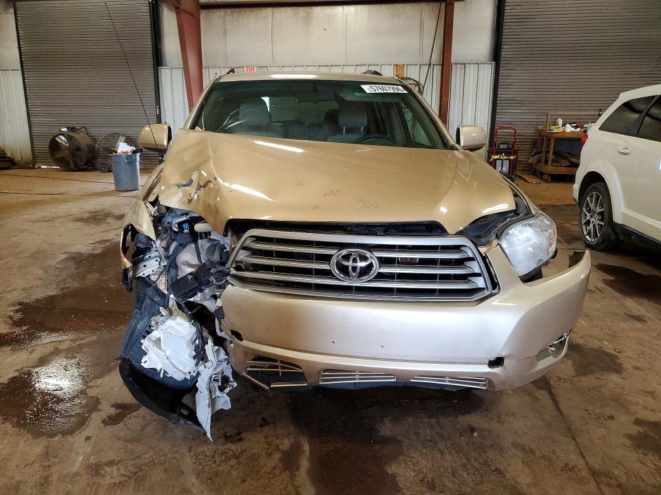2008 Toyota Highlander VIN JTEDS41A982026778 COPART salvage auction — FRONT END, Mi - Certificate Of Title, sold $1,350 on 2026-07-06 (photo 5)
