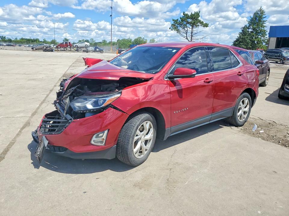 2018 Chevrolet Equinox VIN 2GNAXKEX1J6158669 COPART salvage auction — FRONT END, MI - CERT OF TITLE-REBUILT SALVAGE, sold $1,200 on 2026-07-02 (photo 1)