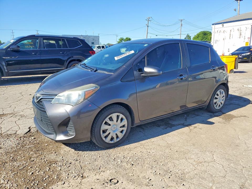 2015 Toyota Yaris VIN VNKKTUD33FA046539 COPART salvage auction — REAR END, Il - Salvage Certificate, sold $1,900 on 2026-07-31 (photo 1)