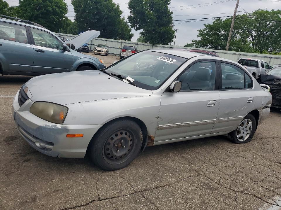 2006 Hyundai Elantra VIN KMHDN46D66U205517 COPART salvage auction — REAR END, OH - CERT OF TITLE-SALVAGE, sold $250 on 2026-07-15 (photo 1)