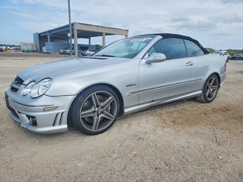 2007 Mercedes-benz Clk-class VIN WDBTK77G17T076904 COPART salvage auction — WATER/FLOOD, FL - CERT OF TITLE-SLVG REBLD FLOOD, sold $650 on 2026-07-23 (photo 1)