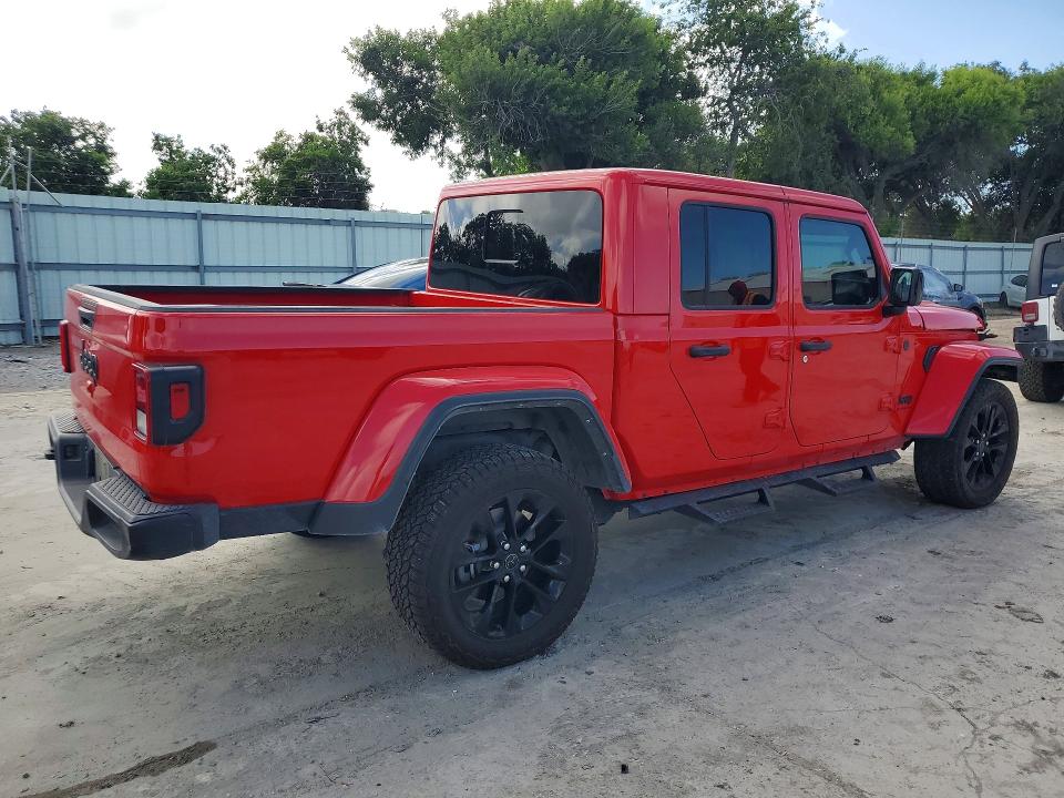2025 Jeep Gladiator VIN 1C6PJTAG1SL505899 COPART salvage auction — FRONT END, Tx - Salvage Vehicle Title, sold $15,000 on 2026-07-28 (photo 3)