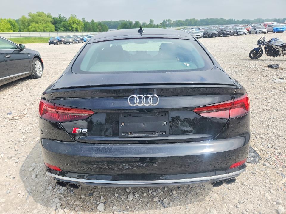 2018 Audi VIN WAUC4CF52JA083798 COPART salvage auction — FRONT END, Mi - Certificate Of Title, sold $9,100 on 2026-07-16 (photo 6)