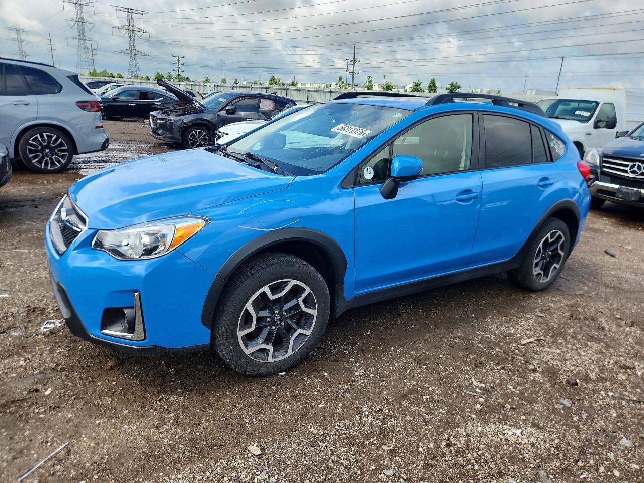 2016 Subaru Crosstrek VIN JF2GPANC2GH265289 COPART salvage auction — Side, IL - SALVAGE CERTIFICATE, sold $6,100 on 2026-07-02 (photo 1)