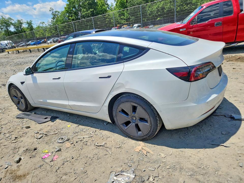 2022 Tesla Model 3 VIN 5YJ3E1EA0NF369441 COPART salvage auction — SIDE, Va - Certificate Of Title, sold $9,000 on 2026-07-08 (photo 2)