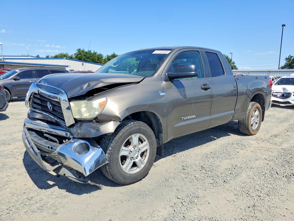2008 Toyota Tundra VIN 5TFRT54198X020734 COPART salvage auction — FRONT END, Ca - Salvage Certificate, sold $2,500 on 2026-07-07 (photo 1)