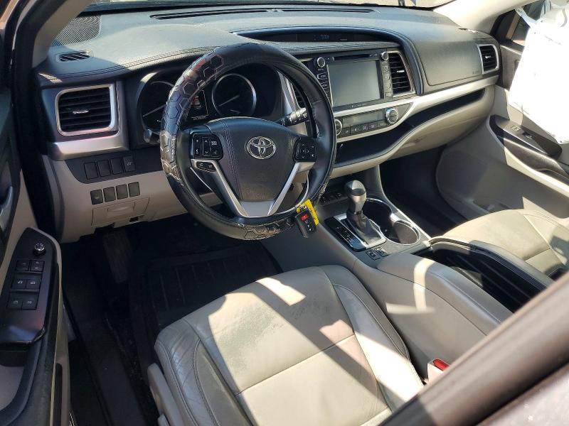 2016 Toyota Highlander VIN 5TDJKRFH7GS339507 COPART salvage auction — REAR END, Mn - Cert Of Title-Salvage, sold $6,200 on 2026-07-09 (photo 8)