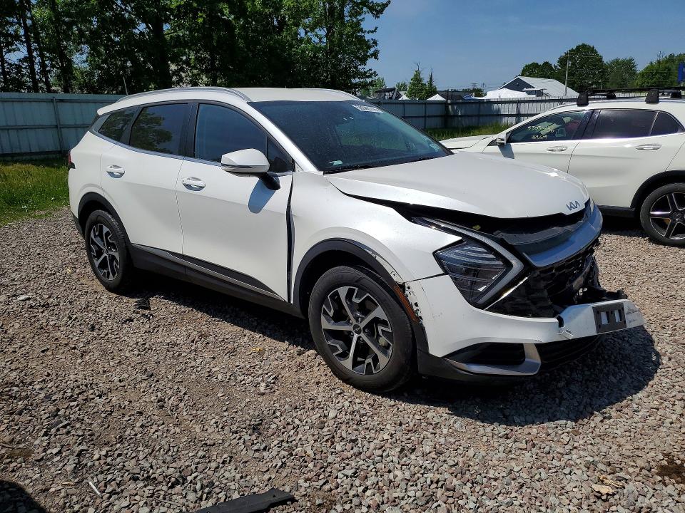 2024 Kia Sportage VIN KNDPVCDG4R7150299 COPART salvage auction — FRONT END, Ny - Mv-907A Salvage Certificate, sold $10,000 on 2026-07-20 (photo 4)
