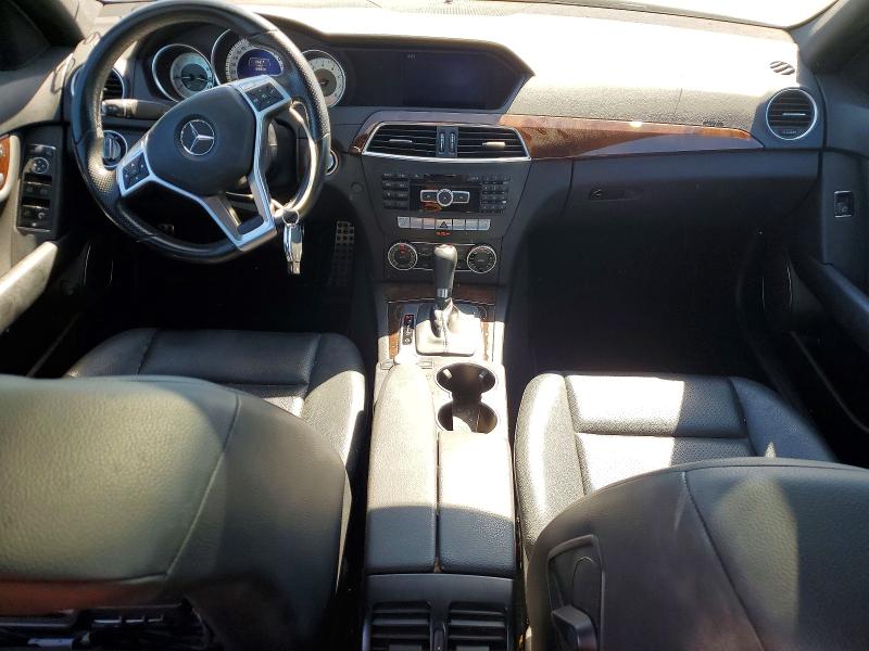 2014 Mercedes-benz C-klasse VIN WDDGF4HB0EA955169 COPART salvage auction — REAR END, CA - SALVAGE CERTIFICATE, sold $800 on 2026-07-31 (photo 8)
