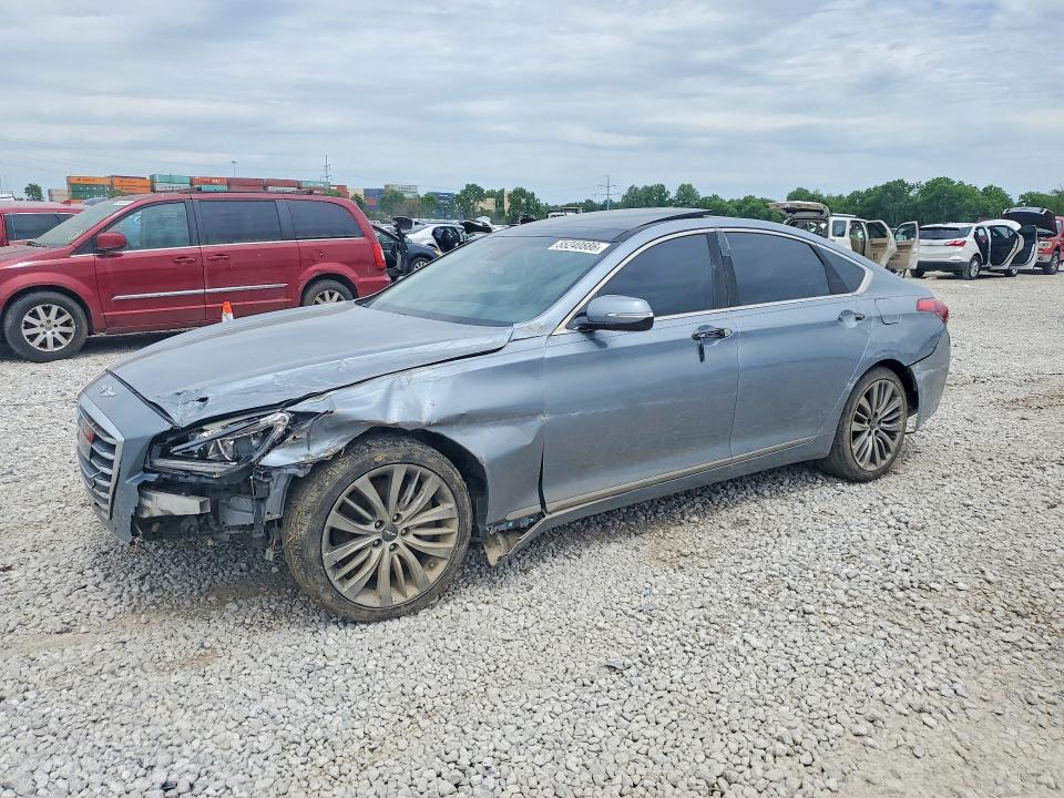 2017 Genesis VIN KMHGN4JFXHU178346 COPART salvage auction — FRONT END, Oh - Cert Of Title-Salvage, sold $800 on 2026-07-31 (photo 1)