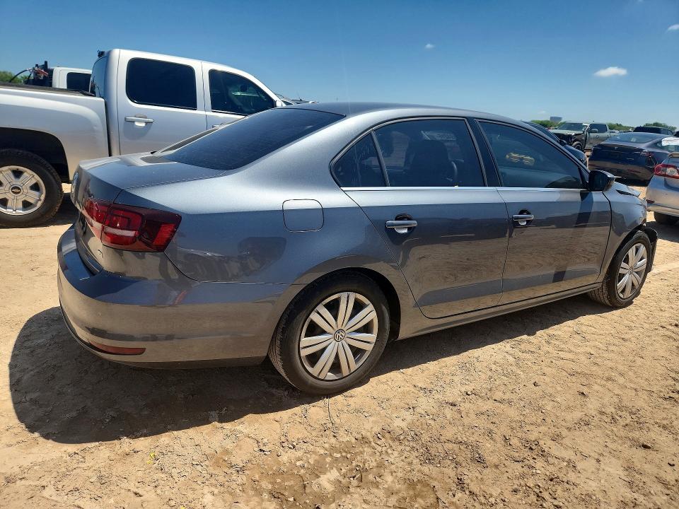 2017 Volkswagen VIN 3VW2B7AJ2HM216330 COPART salvage auction — FRONT END, Tx - Salvage Vehicle Title, sold $2,700 on 2026-07-02 (photo 3)