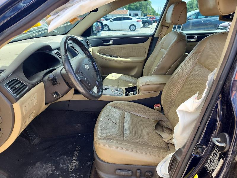 2011 Hyundai Genesis VIN KMHGC4DF2BU124516 COPART salvage auction — SIDE, OH - CERT OF TITLE-SALVAGE, sold $150 on 2026-07-28 (photo 7)