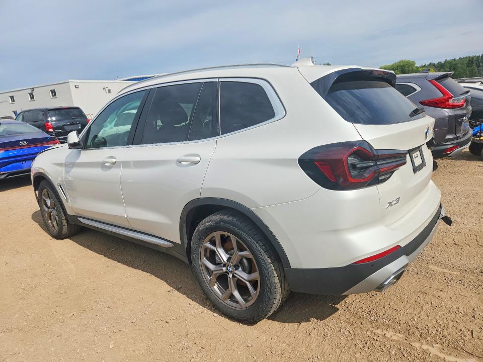 2023 BMW X3 VIN 5UX53DP09P9R93917 COPART salvage auction — FRONT END, On - Permit No Brand - Unfit, sold $17,100 on 2026-07-28 (photo 2)