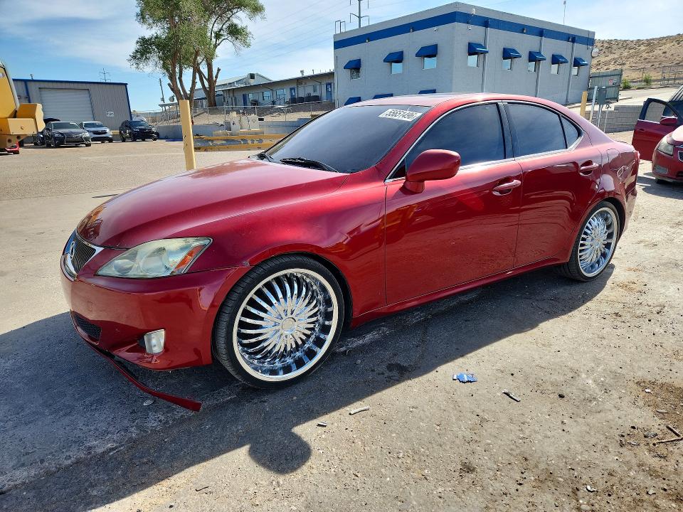2007 Lexus Is VIN JTHBK262572028185 COPART salvage auction — FRONT END, Nm - Cert Of Title-Salvage, sold $3,200 on 2026-07-27 (photo 1)