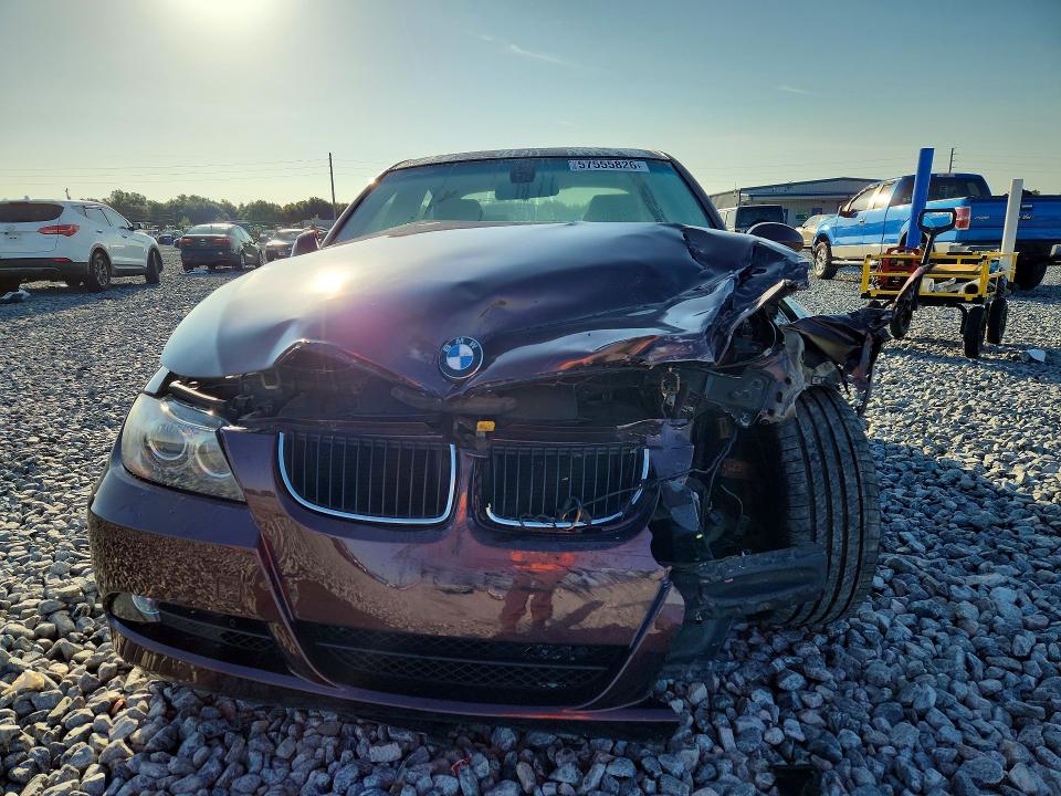 2007 BMW 3er VIN WBAVA37587NE26697 COPART salvage auction — FRONT END, Fl - Cert Of Title Slvg Rebuildable, sold $475 on 2026-07-17 (photo 5)