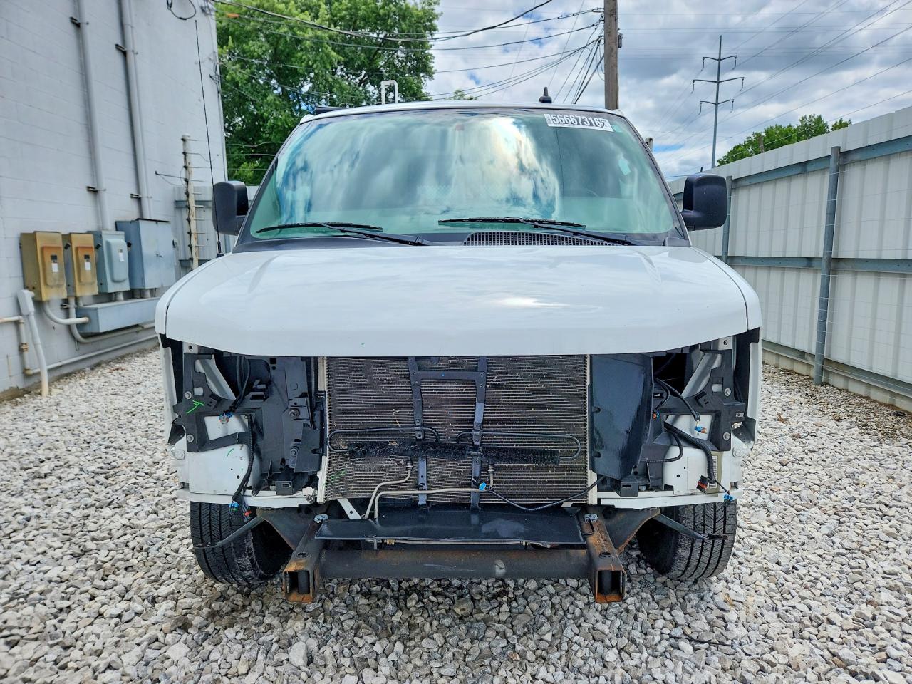 2020 Chevrolet Express 2500 VIN 1GCWGAFGXL1179842 COPART salvage auction — Front End, OH - CERTIFICATE OF TITLE, sold $4,550 on 2026-07-09 (photo 5)