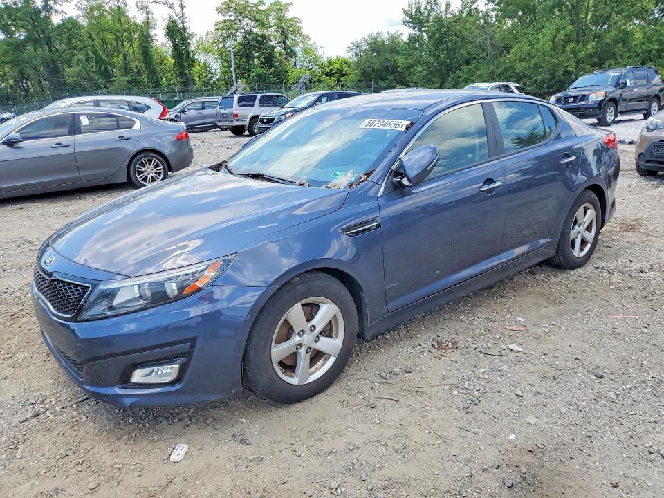 2015 Kia Optima VIN KNAGM4A76F5588727 COPART salvage auction — MECHANICAL, Md - Certificate Of Title, sold $575 on 2026-07-28 (photo 1)