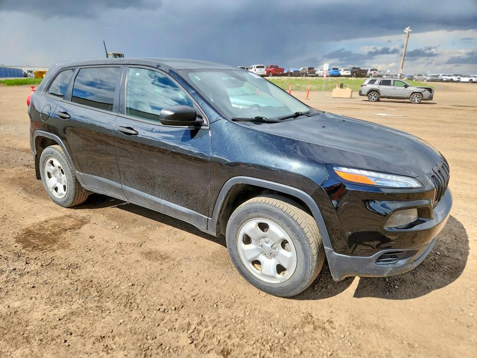 2016 Jeep Cherokee VIN 1C4PJMAB7GW256145 COPART salvage auction — HAIL, Ab - Bos - Active, sold $2,200 on 2026-07-03 (photo 4)
