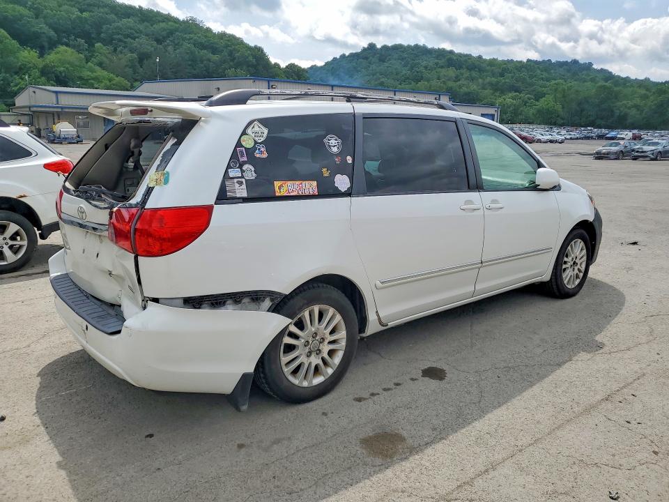 2008 Toyota Sienna VIN 5TDZK22C88S203120 COPART salvage auction — REAR END, Pa - Certificate Of Salvage, sold $900 on 2026-07-16 (photo 3)