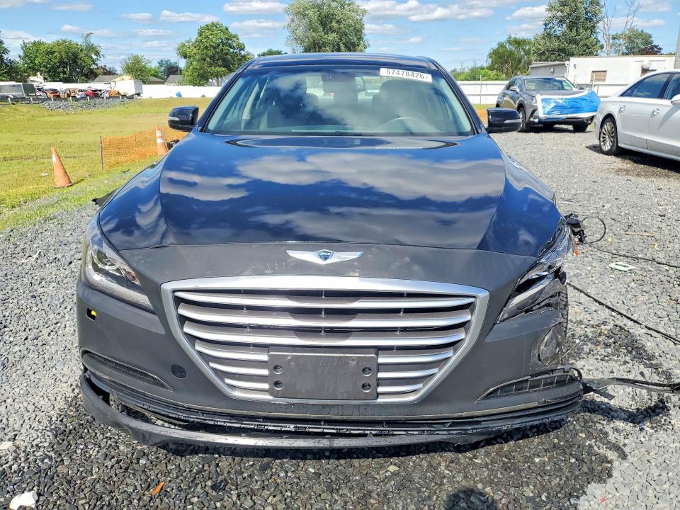 2015 Hyundai Genesis VIN KMHGN4JEXFU019055 COPART salvage auction — FRONT END, NJ - CERT OF TITLE-SALVAGE, sold $2,150 on 2026-07-28 (photo 5)