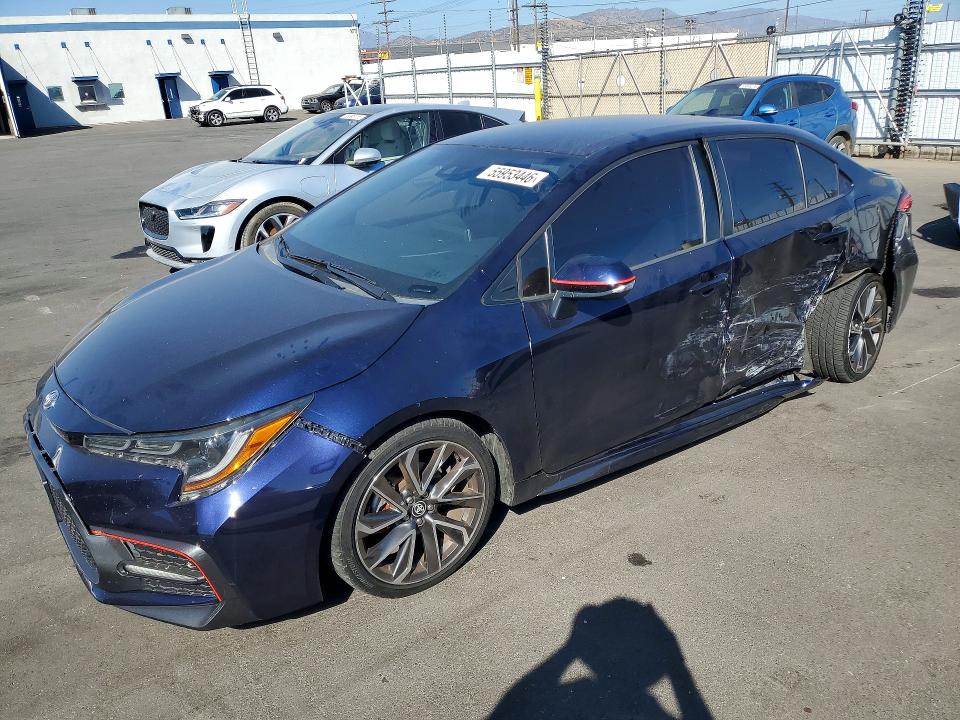 2020 Toyota Corolla VIN 5YFS4RCE4LP039290 COPART salvage auction — SIDE, Ca - Salvage Certificate, sold $5,500 on 2026-07-15 (photo 1)