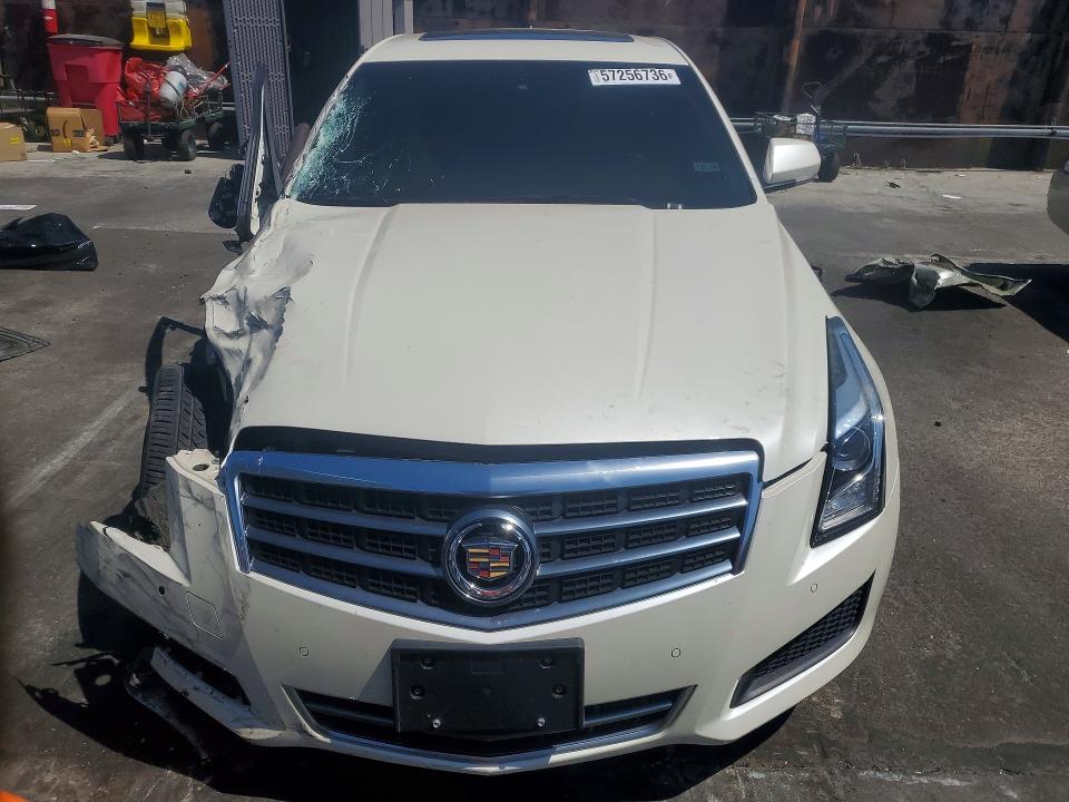 2014 Cadillac Ats VIN 1G6AB5RA2E0185590 COPART salvage auction — FRONT END, Ca - Salvage Certificate, sold $675 on 2026-09-02 (photo 5)