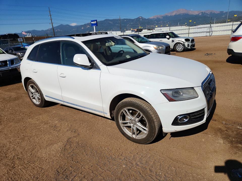 2014 Audi Q5 VIN WA1LFBFP8EA055562 COPART salvage auction — SIDE, Co - Salvage Title, sold $1,500 on 2026-07-27 (photo 4)