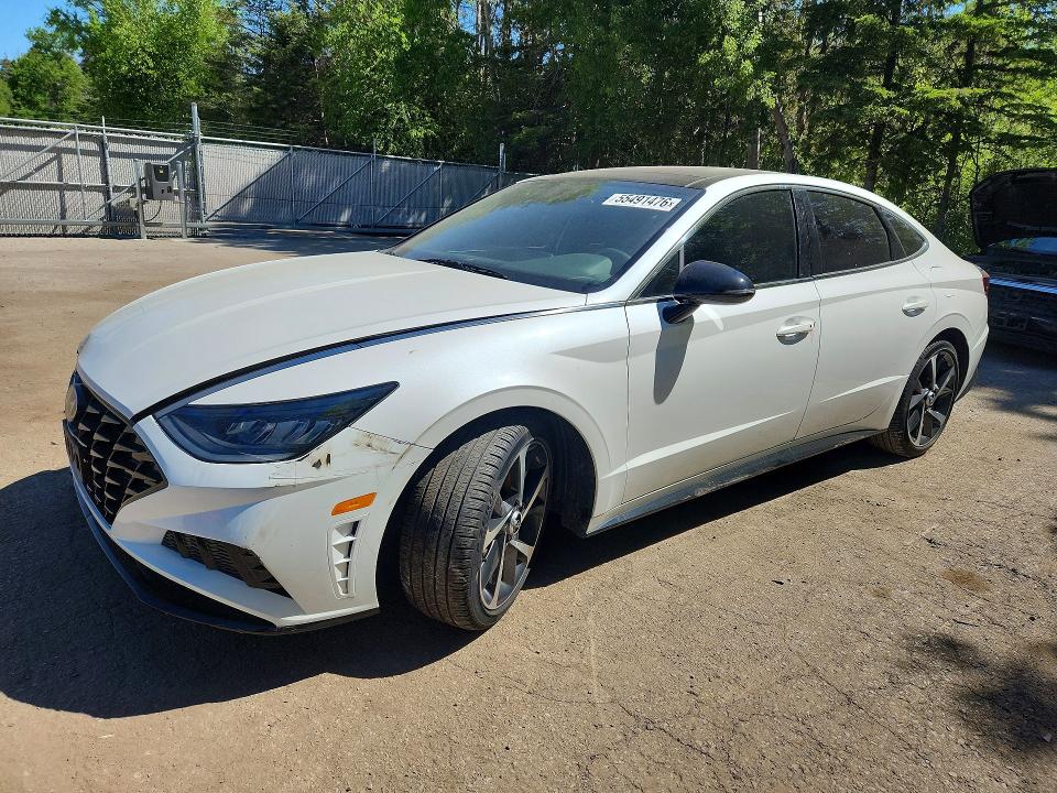 2022 Hyundai Sonata VIN 5NPEJ4J29NH139600 COPART salvage auction — FRONT END, Salvage Title, sold $8,300 on 2026-07-14 (photo 1)