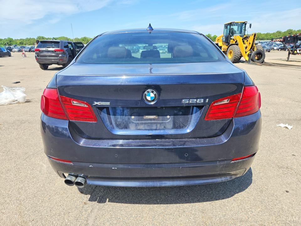 2013 BMW 5er VIN WBAXH5C54DD109603 COPART salvage auction — FRONT END, Ny - Mv-907A Salvage Certificate, sold $1,250 on 2026-07-20 (photo 6)
