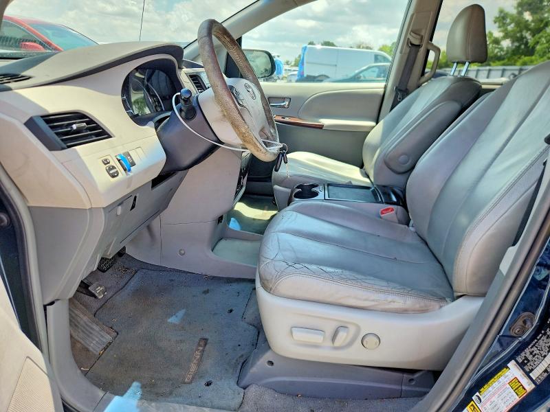 2011 Toyota Sienna VIN 5TDYK3DC9BS085181 COPART salvage auction — FRONT END, Fl - Certificate Of Destruction, sold $1,500 on 2026-07-06 (photo 7)