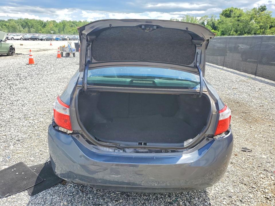 2016 Toyota Corolla VIN 5YFBURHE5GP464239 COPART salvage auction — REAR END, Sc - Cert Of Title-Salvage, sold $3,850 on 2026-07-27 (photo 6)