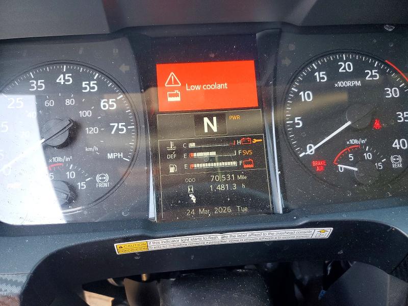 2025 Hino Hino l6 VIN 5PVNJ7AV4S5T59119 COPART salvage auction — FRONT END, TN - SALVAGE CERTIFICATE (P), sold $2,950 on 2026-07-29 (photo 8)