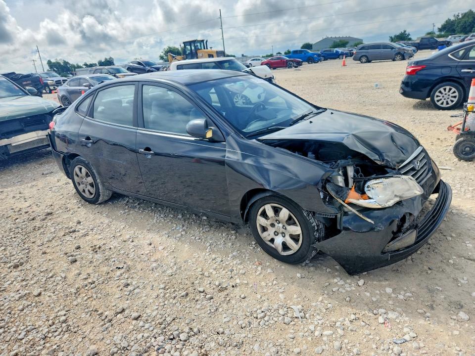 2008 Hyundai Elantra VIN KMHDU46D48U347919 COPART salvage auction — FRONT END, Tx - Salvage Vehicle Title, sold $350 on 2026-07-09 (photo 4)