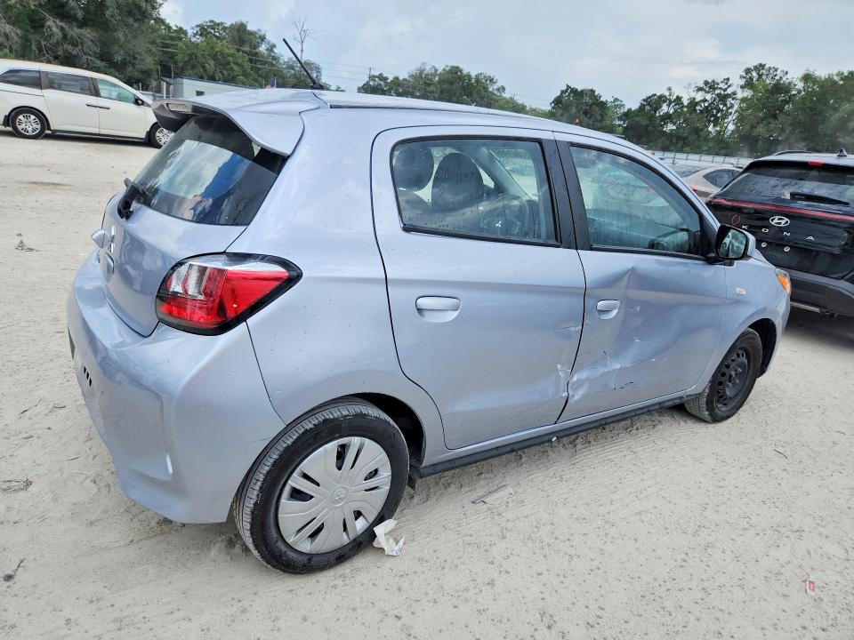 2024 Mitsubishi Mirage VIN ML32AUHJ6RH012634 COPART salvage auction — SIDE, Mi - Certificate Of Title (P), sold $6,800 on 2026-07-15 (photo 3)