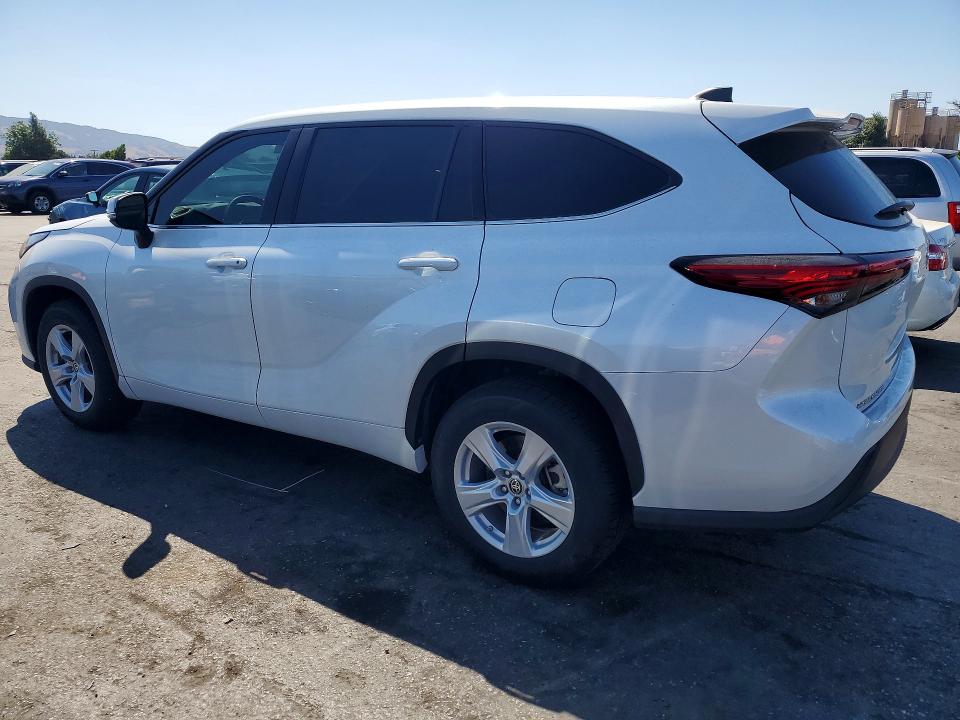 2022 Toyota Highlander VIN 5TDZZRAH2NS123261 COPART salvage auction — VANDALISM, Ca - Salvage Certificate, sold $16,200 on 2026-07-14 (photo 2)
