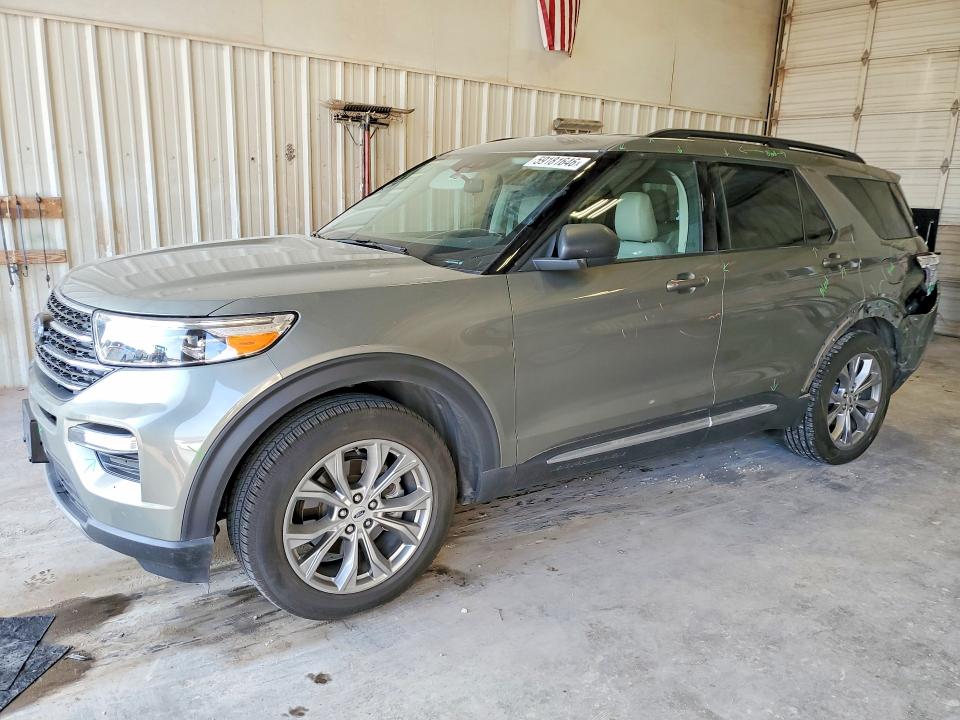 2020 Ford Explorer VIN 1FMSK7DH0LGB35305 COPART salvage auction — REAR END, Tx - Salvage Vehicle Title, sold $8,300 on 2026-08-21 (photo 1)