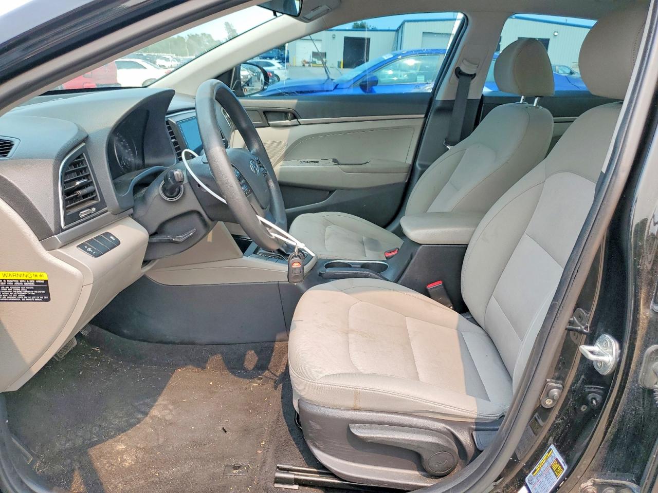 2018 Hyundai Elantra VIN KMHD74LF1JU665922 COPART salvage auction — Front End, OK - CERT OF TITLE-SALVAGE, sold $1,750 on 2026-07-09 (photo 7)