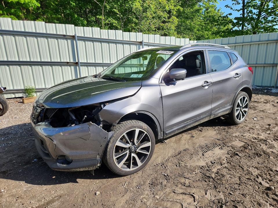 2017 Nissan Rogue VIN JN1BJ1CR4HW121647 COPART salvage auction — FRONT END, Vt - Cert Of Title-Salvage Vehicle, sold $1,000 on 2026-07-06 (photo 1)