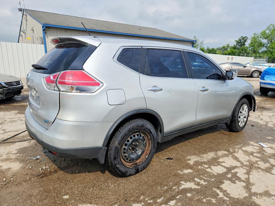 2015 Nissan Rogue VIN KNMAT2MVXFP586638 COPART salvage auction — FRONT END, Ky - Bill Of Sale/Part Only/No Titl, sold $1,100 on 2026-07-16 (photo 3)