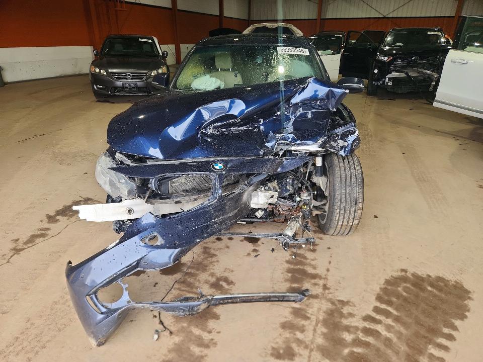 2015 BMW 3er VIN WBA3D5C5XFKX99916 COPART salvage auction — FRONT END, Ab - Bos - Salvage, sold $200 on 2026-07-21 (photo 5)