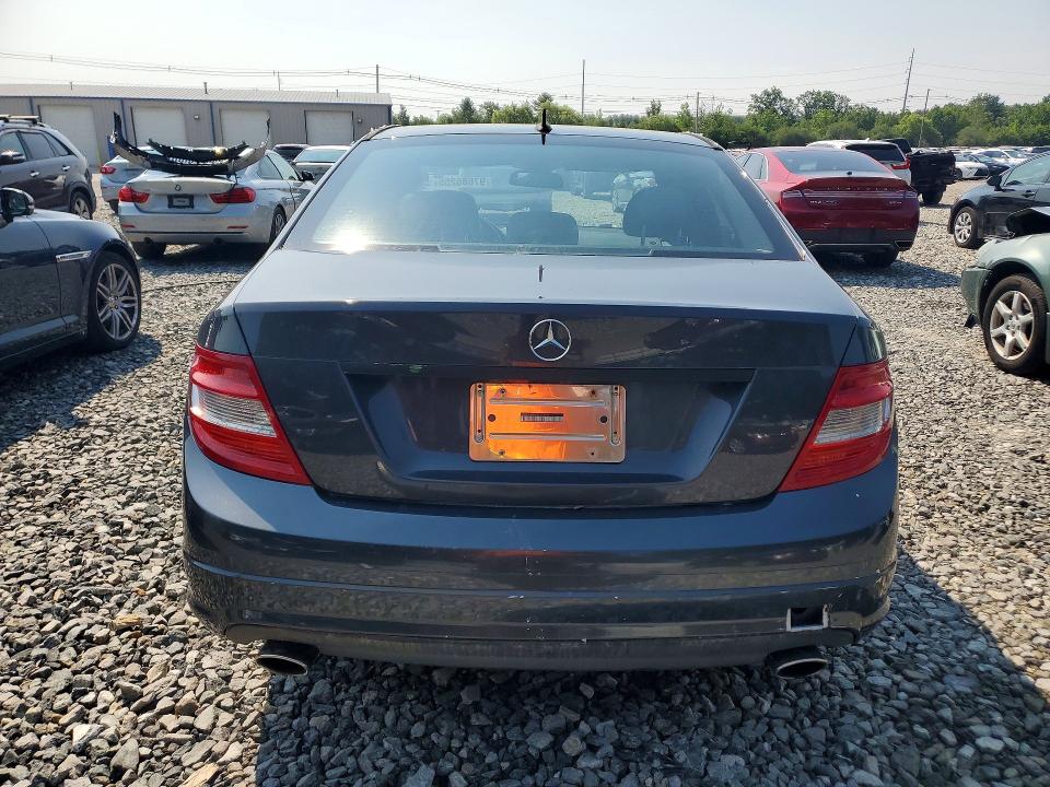 2011 Mercedes-benz C class VIN WDDGF8BB3BR133995 COPART salvage auction — FRONT END, Ma - Certificate Of Title (P), sold $675 on 2026-07-27 (photo 6)