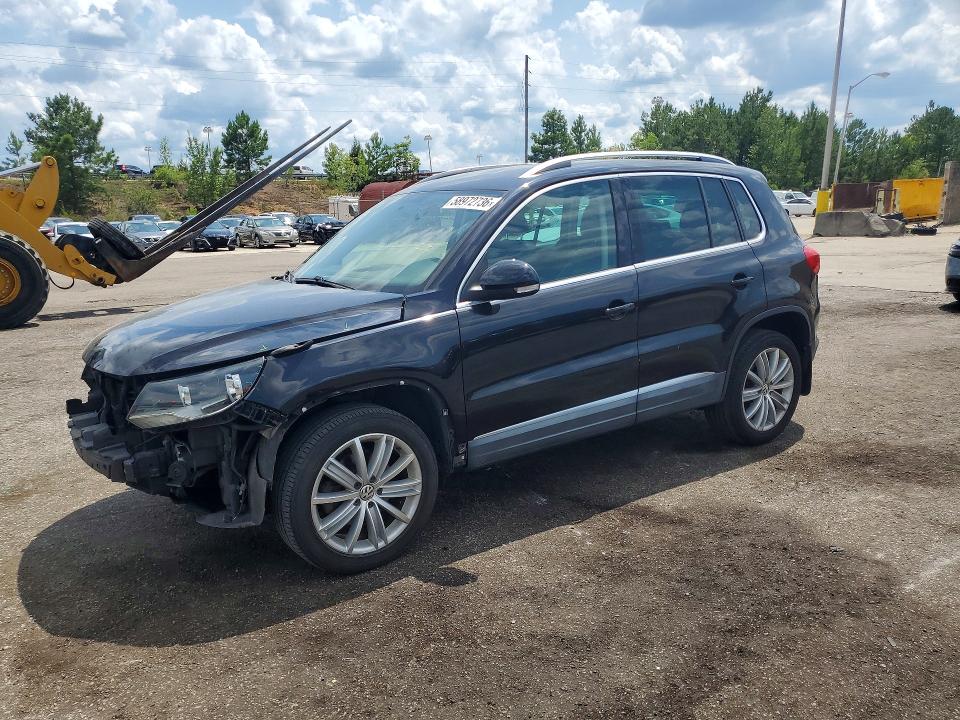 2015 Volkswagen Tiguan VIN WVGAV7AX2FW561859 COPART salvage auction — FRONT END, Sc - Cert Of Title-Salvage, sold $1,400 on 2026-07-24 (photo 1)