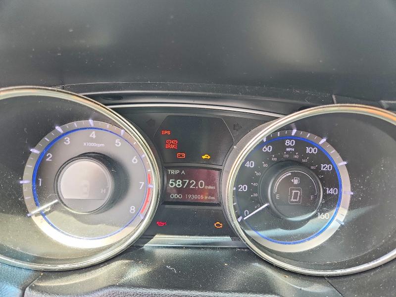 2011 Hyundai Sonata VIN 5NPEC4AC9BH124691 COPART salvage auction — FRONT END, Il - Salvage Certificate, sold $225 on 2026-07-28 (photo 9)
