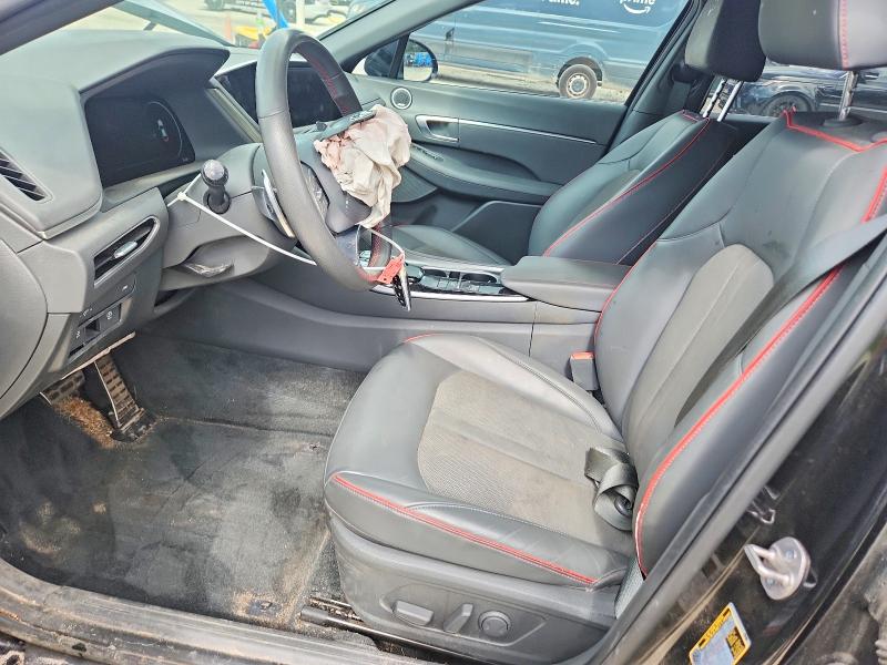 2023 Hyundai Sonata VIN KMHL44J23PA272129 COPART salvage auction — FRONT END, Fl - Certificate Of Destruction, sold $3,000 on 2026-07-14 (photo 7)