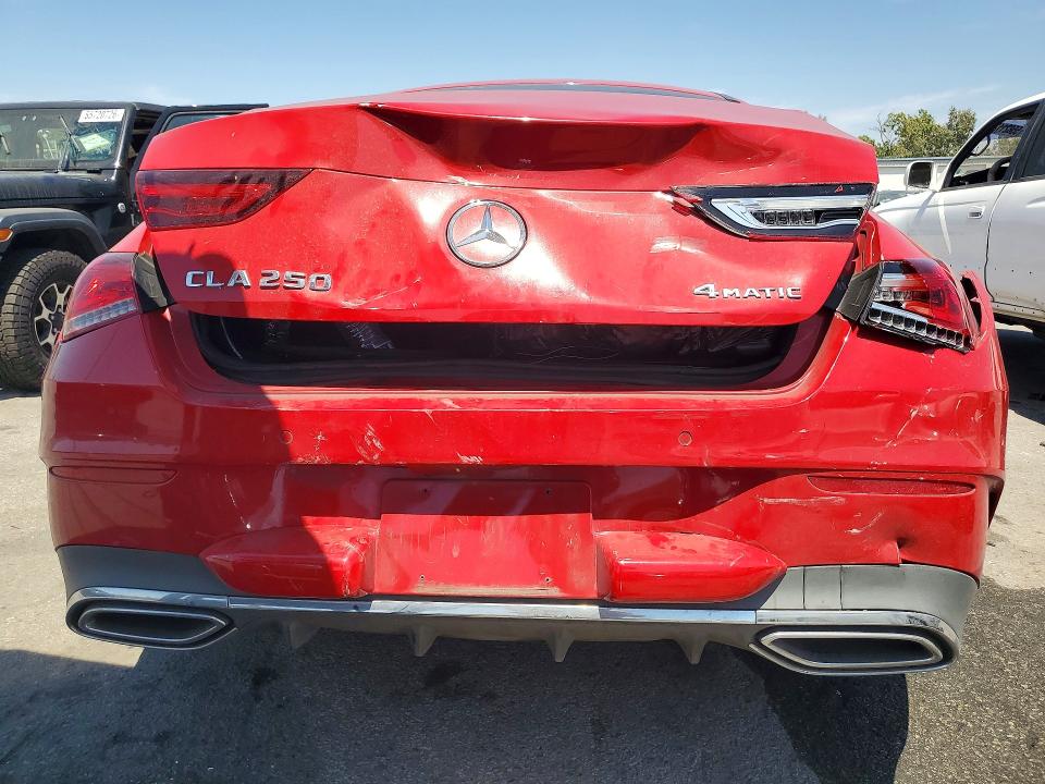 2020 Mercedes-benz Cla-klasse VIN WDD5J4HB7LN079597 COPART salvage auction — REAR END, Ca - Salvage Certificate, sold $250 on 2026-07-23 (photo 6)