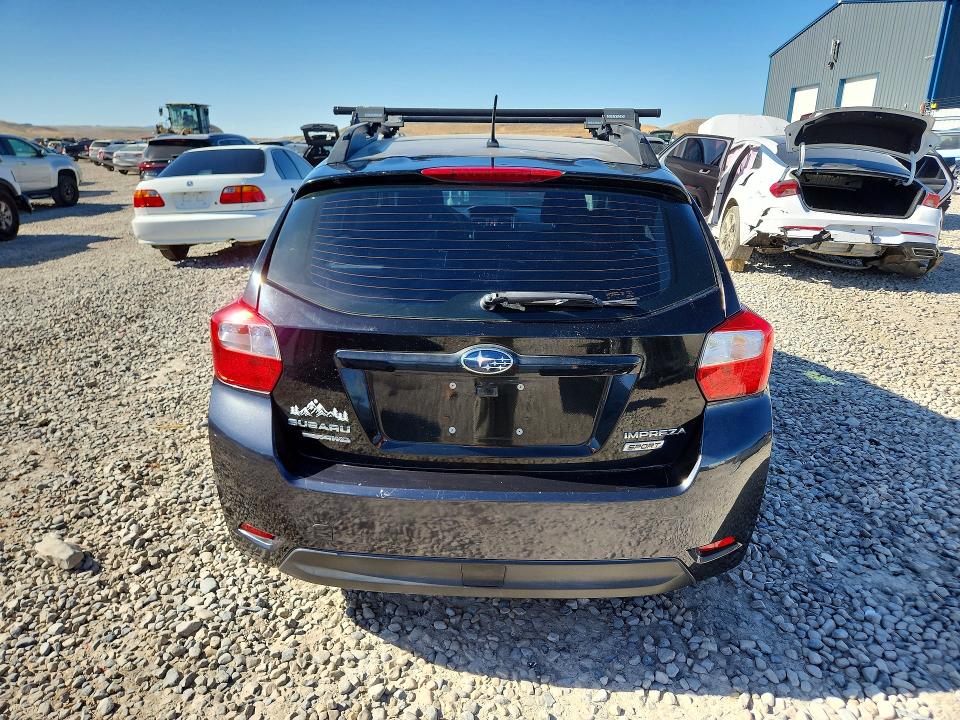 2012 Subaru Impreza VIN JF1GPAL69CH220653 COPART salvage auction — REAR END, Ut - Salvage Certificate, sold $625 on 2026-07-24 (photo 6)