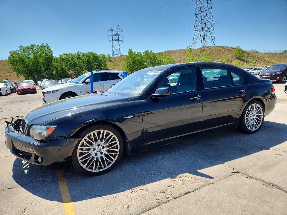 2008 BMW 7er VIN WBAHN83568DT85849 COPART salvage auction — FRONT END, Co - Salvage Title, sold $300 on 2026-07-27 (photo 1)