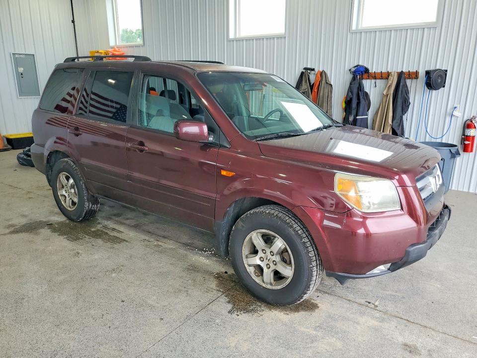 2008 Honda Pilot VIN 5FNYF18388B009998 COPART salvage auction — FRONT END, OH - CERT OF TITLE-SALVAGE, sold $300 on 2026-07-10 (photo 4)
