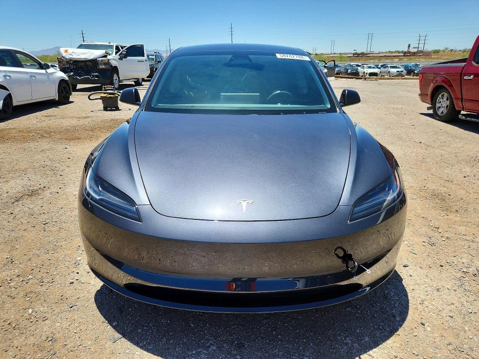 2025 Tesla Model 3 VIN 5YJ3E1EA1SF048486 COPART salvage auction — REAR END, Az - Cert Of Title - Salvage, sold $10,000 on 2026-07-10 (photo 5)